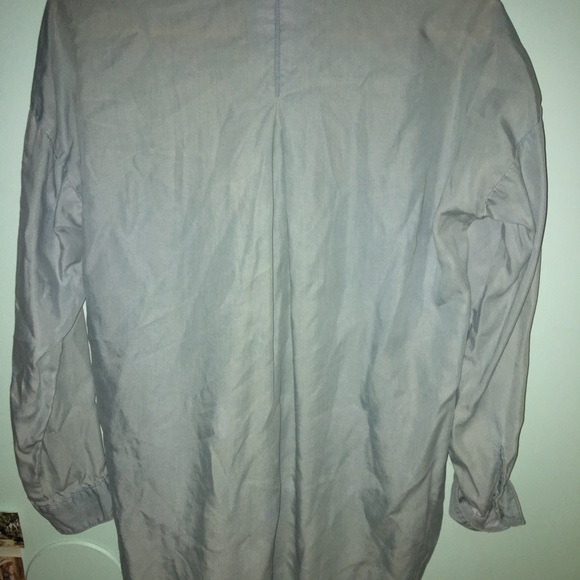 Blue jean button down shirt. Cotton material - Picture 6 of 6